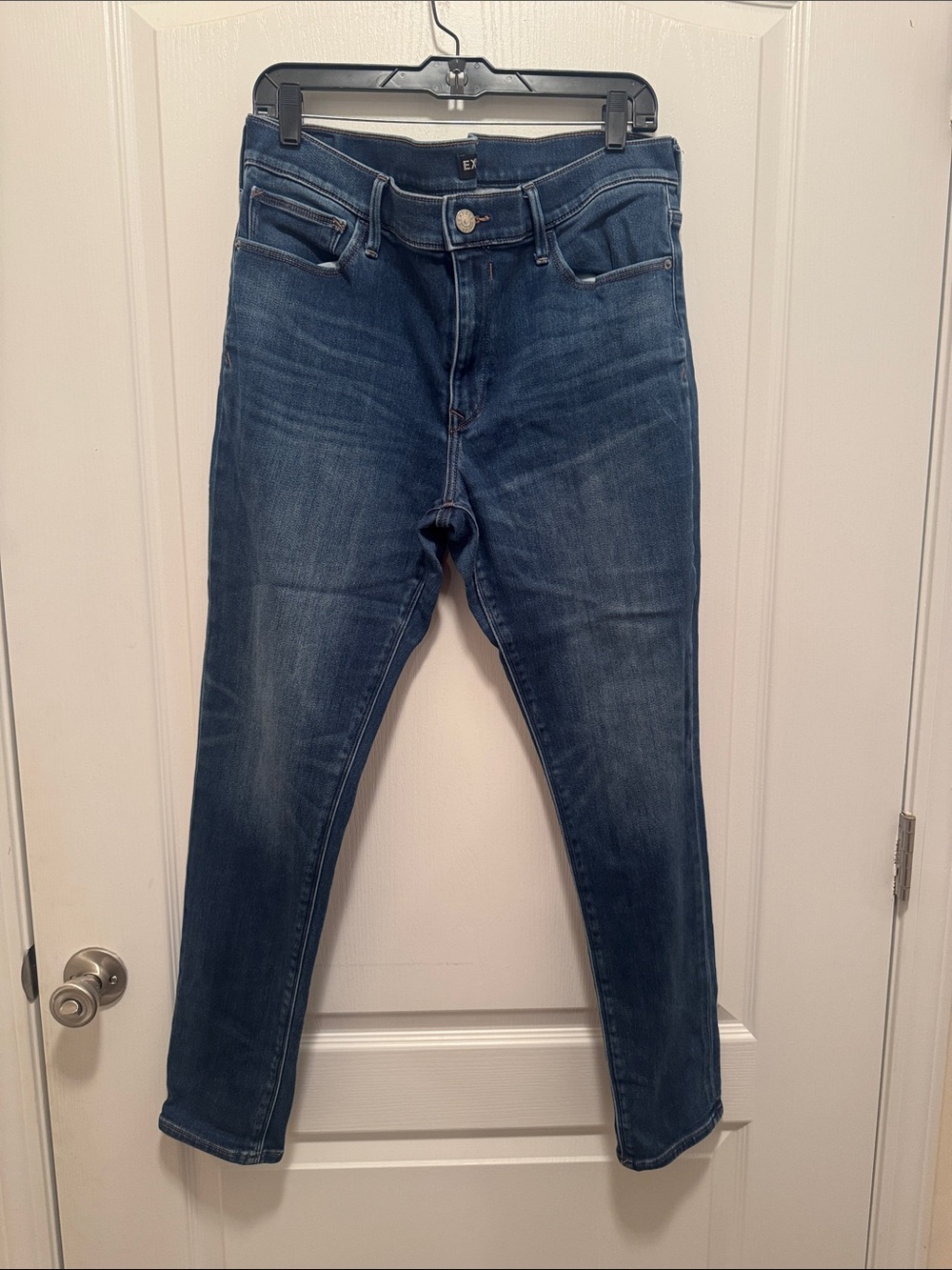 Express Women’s Dark Blue Mid Rise Legging- Size 14